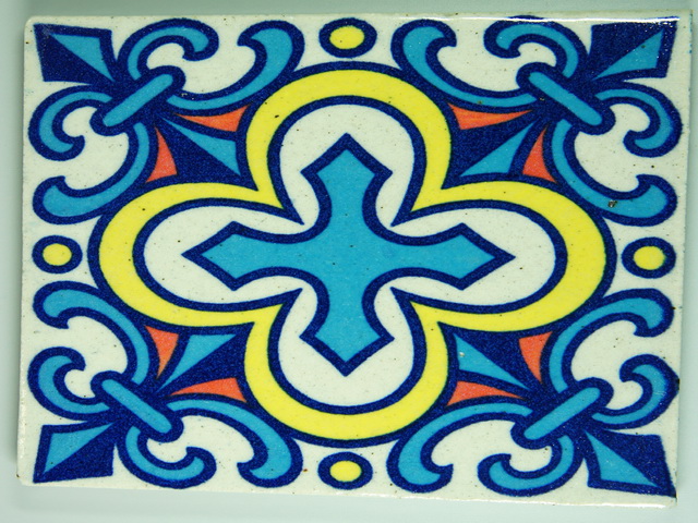 Hand-Painted Ceramic Tile